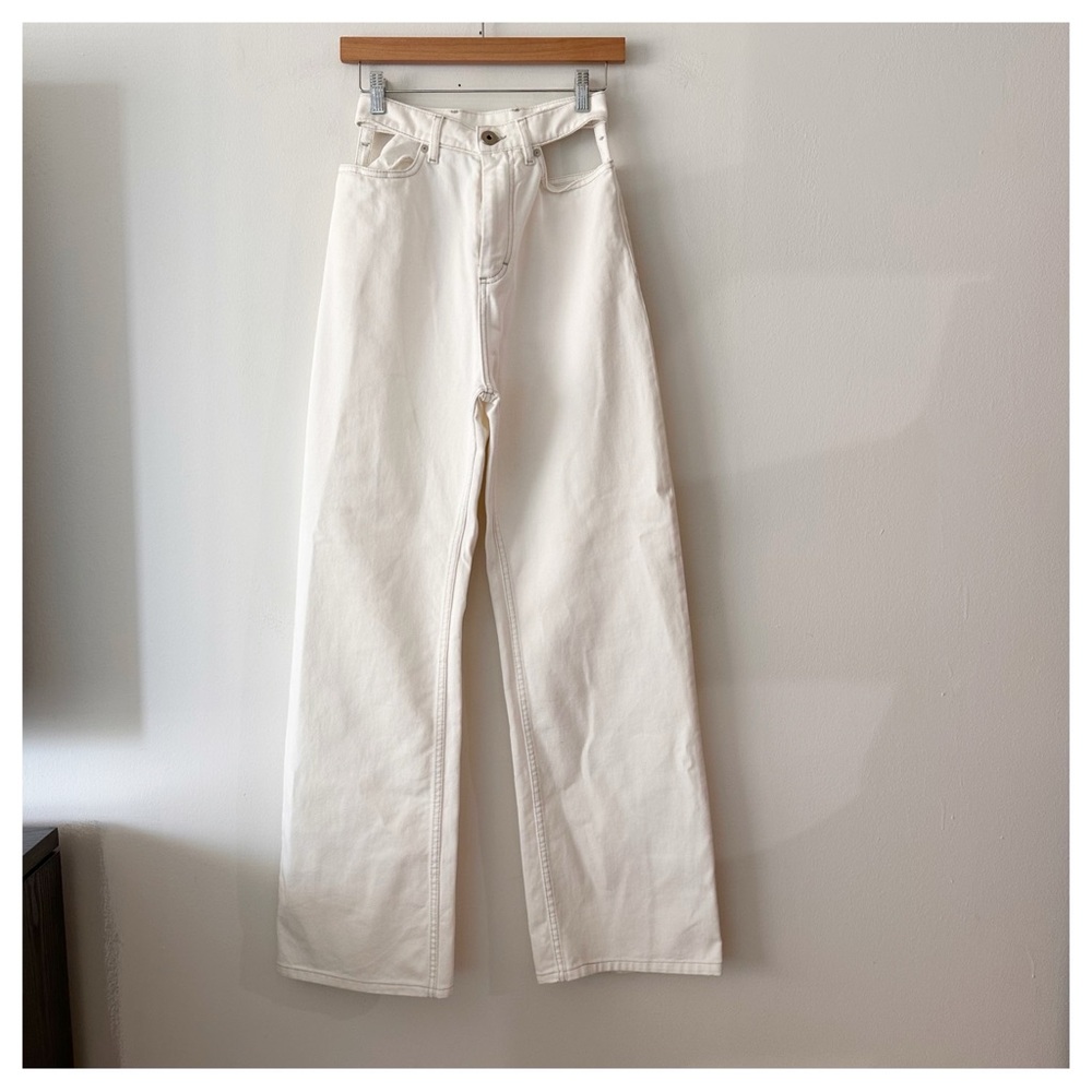 Maison Margiela cut out denim 1